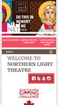 Mobile Screenshot of northernlighttheatre.com