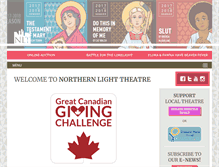 Tablet Screenshot of northernlighttheatre.com